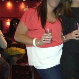 Womens Color Block Top